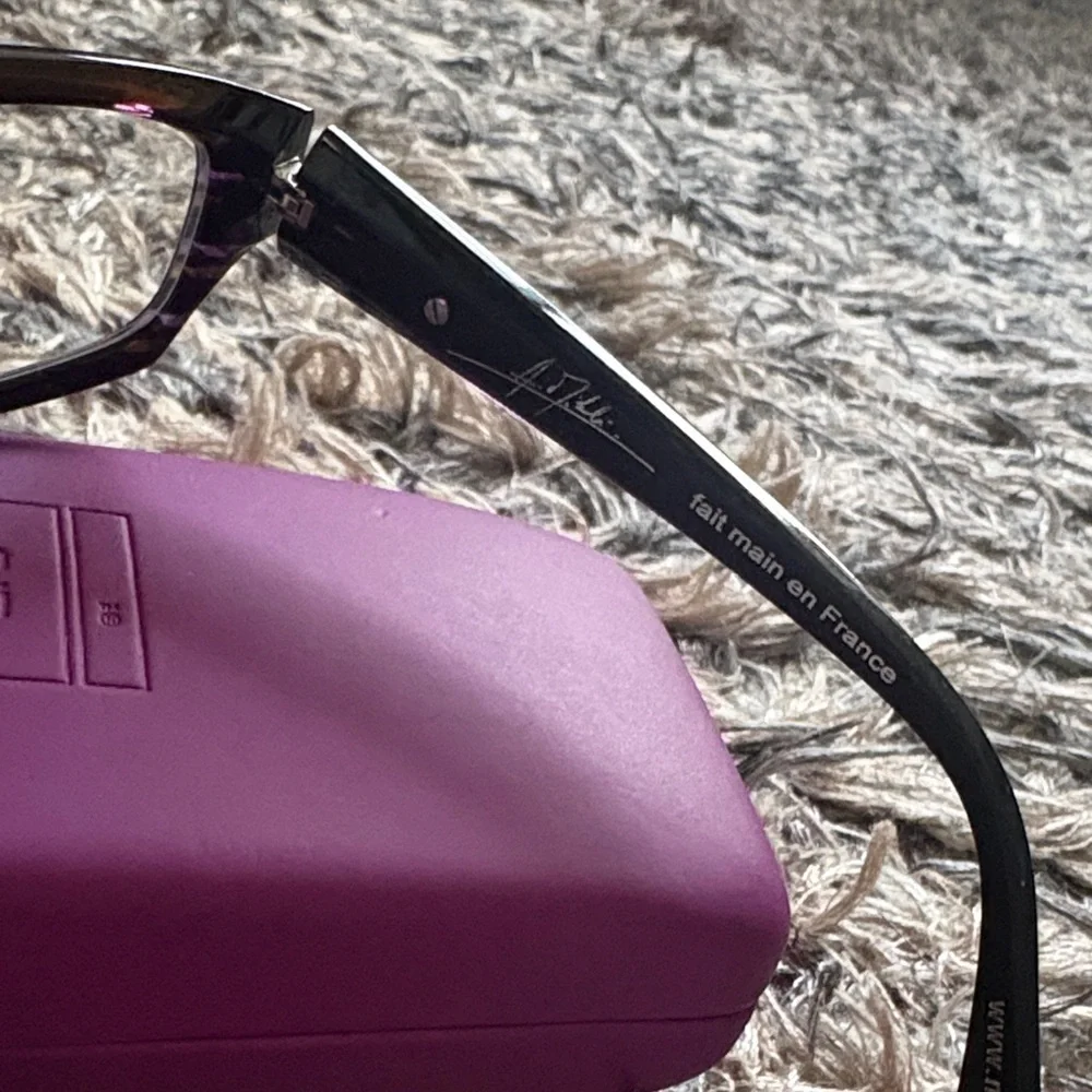 Stylish Black and Brown Glasses Frame by Alain Mikli, Limited Edition